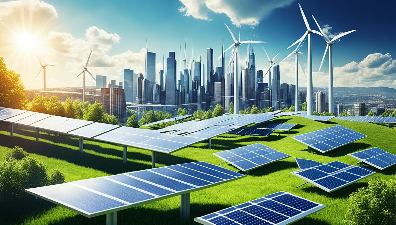 Wykorzystanie energii odnawialnej w inteligentnych miastach.